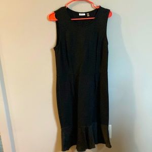 DKNYC black dress, size 10, mermaid fit